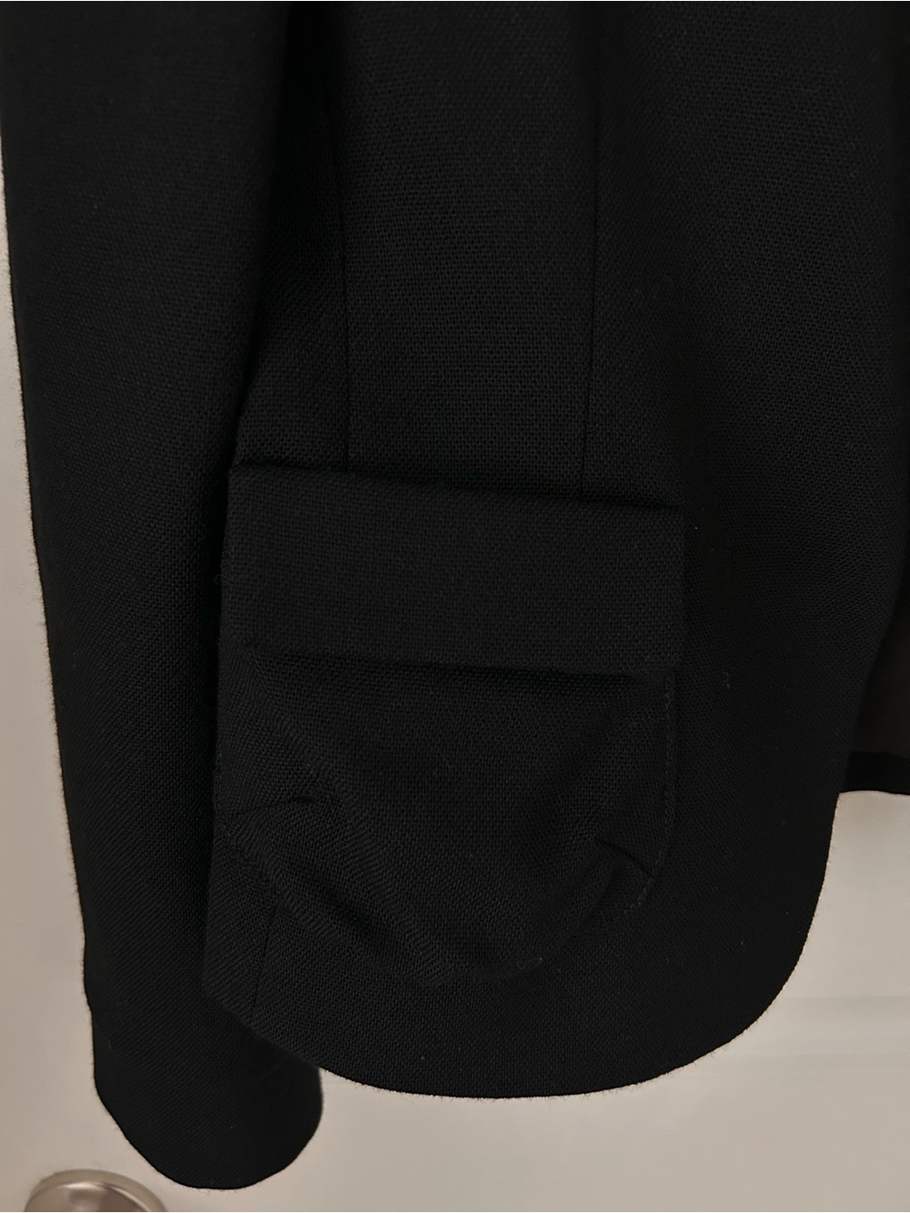 Vintage Marc Jacobs Black 100% Wool Blazer Jacket Owl Belt 6 Early 2000s Y2K - Picture 5 of 15